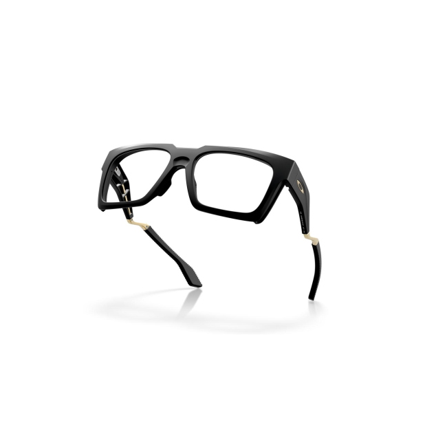 Oakley OX 8190 ENIGMA INK col. 01 è una montatura da vista in acetato nero satinato e calibro 55.