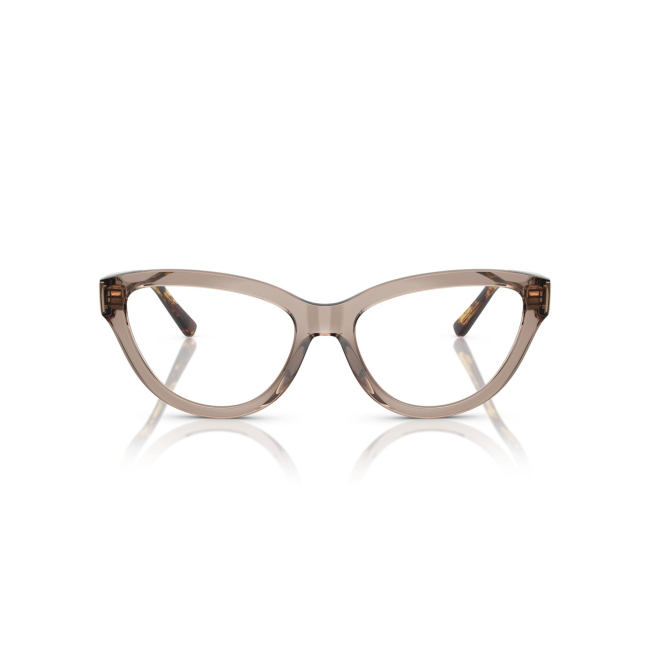 Vogue VO 5610-B col. 2940 è una montatura da vista in acetato marrone trasparente e calibro 54.