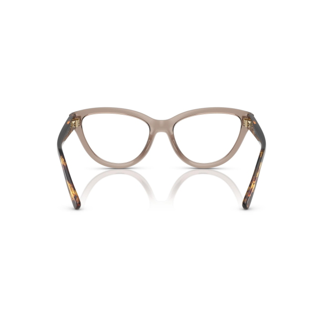 Vogue VO 5610-B col. 2940 è una montatura da vista in acetato marrone trasparente e calibro 54.