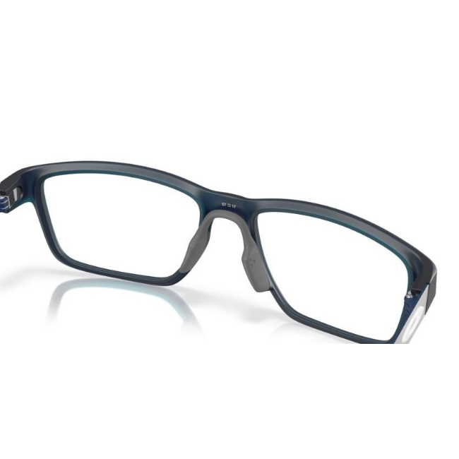 Oakley Vista OO 8153 col. 15 è una montatura da vista in o matter blu opaco e calibro 55.