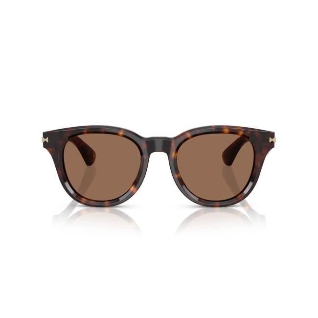 Burberry BE 4439 col. 3002/73 è un occhiale da sole da uomo in acetato havana scuro, dalla forma rotonda e calibro 51.