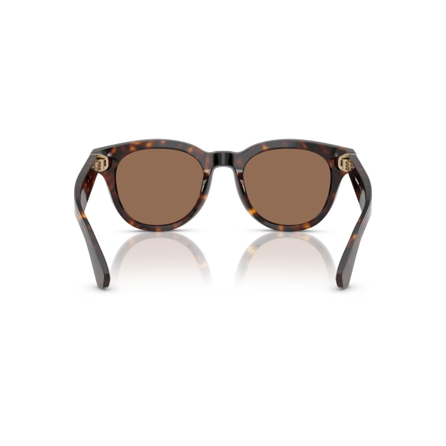 Burberry BE 4439 col. 3002/73 è un occhiale da sole da uomo in acetato havana scuro, dalla forma rotonda e calibro 51.