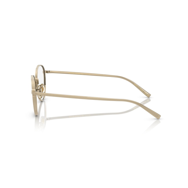 Oliver Peoples OV 1350T KESNER col. 5035 è una montatura da vista da uomo in titanio oro, dalla forma pantos e calibro 49.