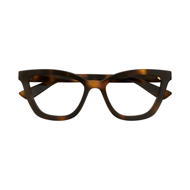 Gucci GG 1686 O col. 006 è una montatura da vista in acetato marrone tartarugato e calibro 54.