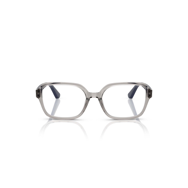Vogue Kids VY 2032 col. 2726 è una montatura da vista in acetato grigio trasparente e blu scuro e calibro 47.