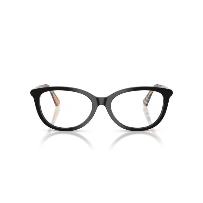 Burberry BE 2431 col. 4161 è una montatura da vista da donna in acetato nera nero, dalla forma cat eye e calibro 52.