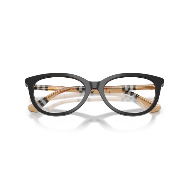 Burberry BE 2431 col. 4161 è una montatura da vista da donna in acetato nera nero, dalla forma cat eye e calibro 52.