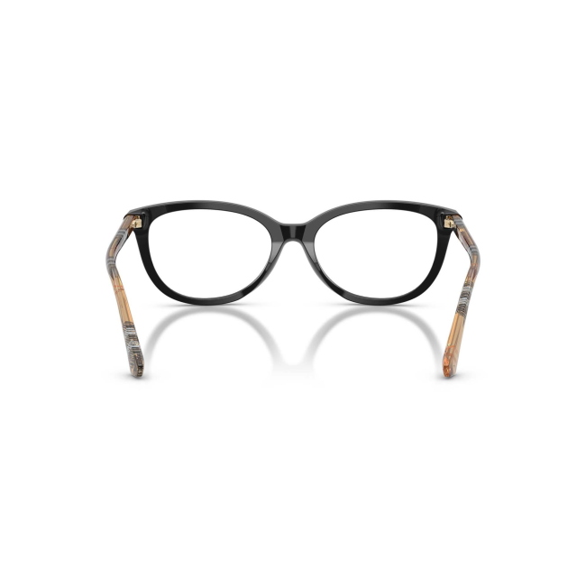 Burberry BE 2431 col. 4161 è una montatura da vista da donna in acetato nera nero, dalla forma cat eye e calibro 52.