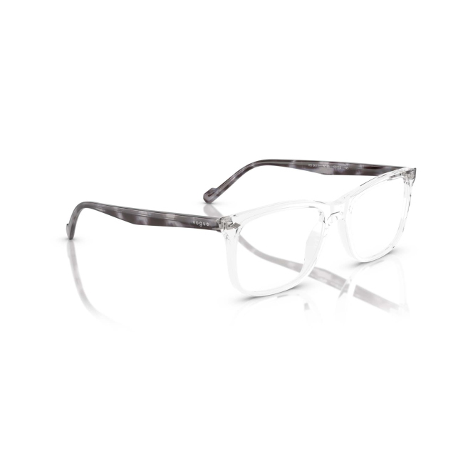 Vogue VO 5617 col. W745 è una montatura da vista in acetato trasparente e grigio tartarugato e calibro 53.