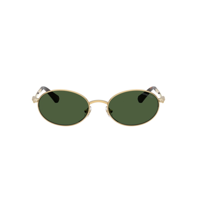 Swarovski SK 7033 col. 4004/71 è un occhiale da sole da donna in metallo oro, dalla forma ovale e calibro 53.