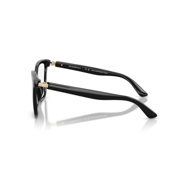 Emporio Armani EA 4254U col. 5017/1W è un occhiale da sole da donna in acetato nero lucido, dalla forma cat eye e calibro 54.