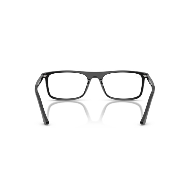 Ray-Ban RB 5440 col. 2000 è una montatura da vista in acetato nero lucido e calibro 55.