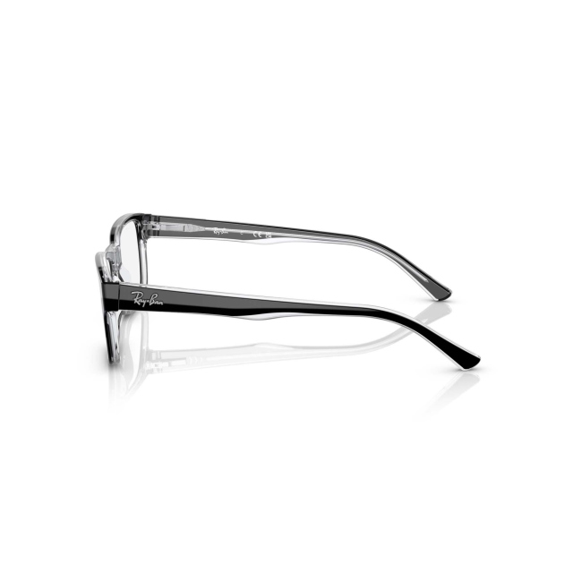 Ray-Ban RB 5268 col. 2034 è una montatura da vista in acetato marrone tartarugato e calibro 50.