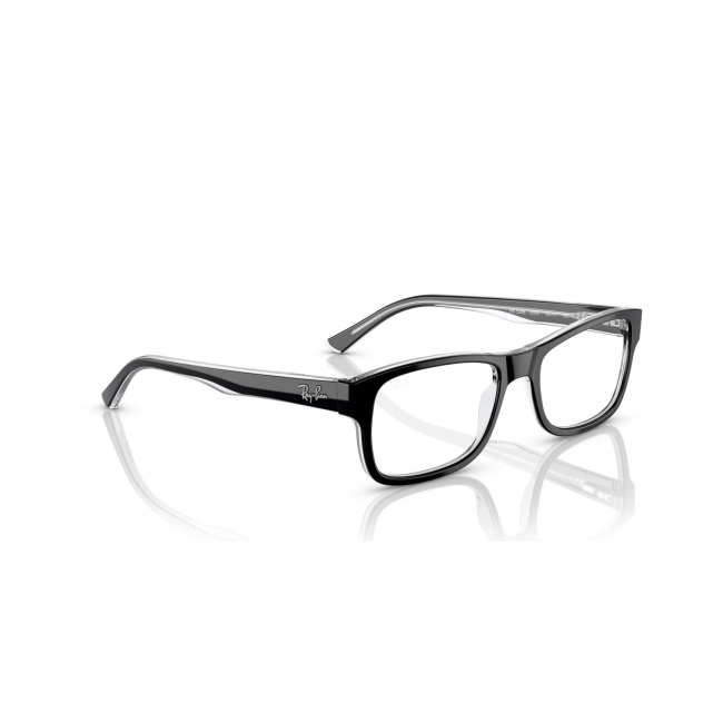 Ray-Ban RB 5268 col. 2034 è una montatura da vista in acetato marrone tartarugato e calibro 50.