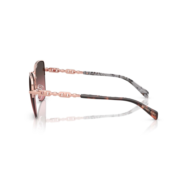 MICHAEL KORS MK 1163 DORADO BEACH col. 110811 è un occhiale da sole da donna in metallo oro rosa lucido, dalla forma squadrata e calibro 57.