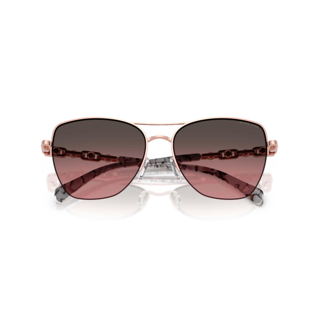 MICHAEL KORS MK 1163 DORADO BEACH col. 110811 è un occhiale da sole da donna in metallo oro rosa lucido, dalla forma squadrata e calibro 57.