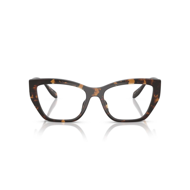MICHAEL KORS MK 4149U PUGLIA col. 3006 è una montatura da vista da donna in acetato marrone tartarugato, dalla forma squadrata e calibro 54.