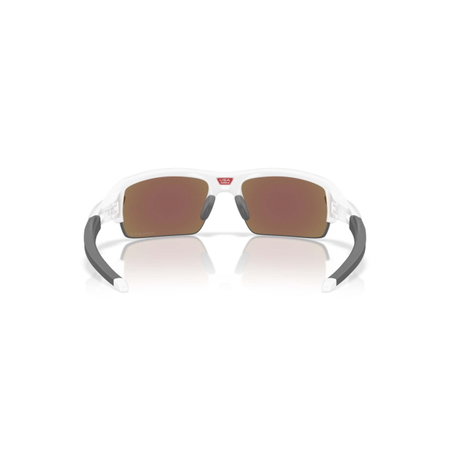 Oakley OO 9511 FLAK 2.0 S col. 02 è un occhiale da sole in acetato bianco lucido e calibro 59.