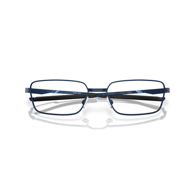 Oakley Vista OX 3036 FOIL RQ col. 03 è una montatura da vista in metallo blu midnight opaco e calibro 55.