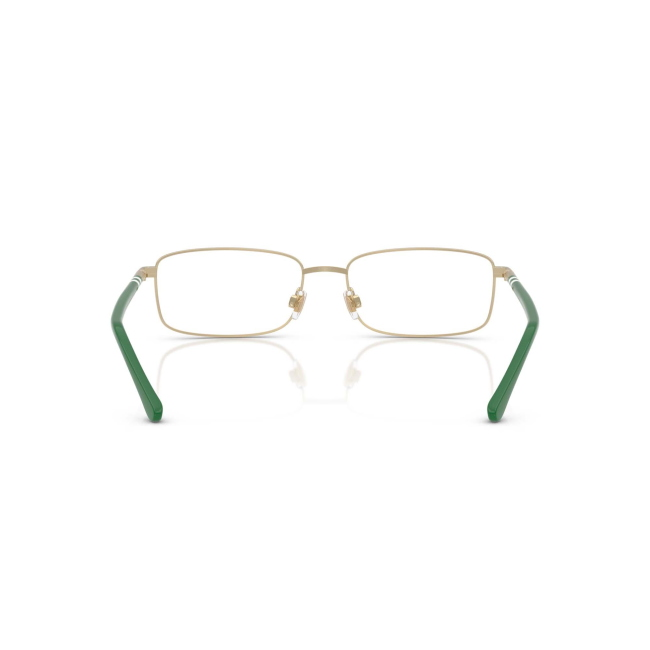 Polo Ralph Lauren PH 1235 col. 9211 è una montatura da vista in metallo oro pallido e calibro 55.