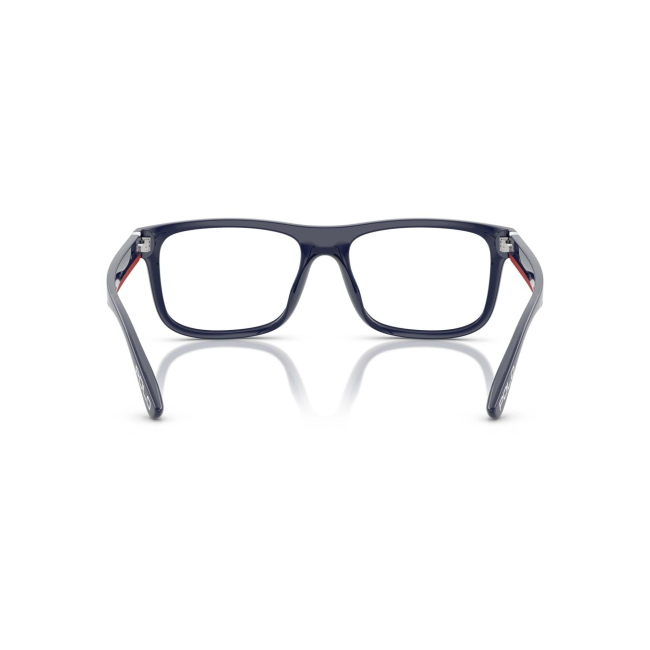 Polo Ralph Lauren PH 2290U col. 5620 è una montatura da vista in acetato blu navy brillante e calibro 56.