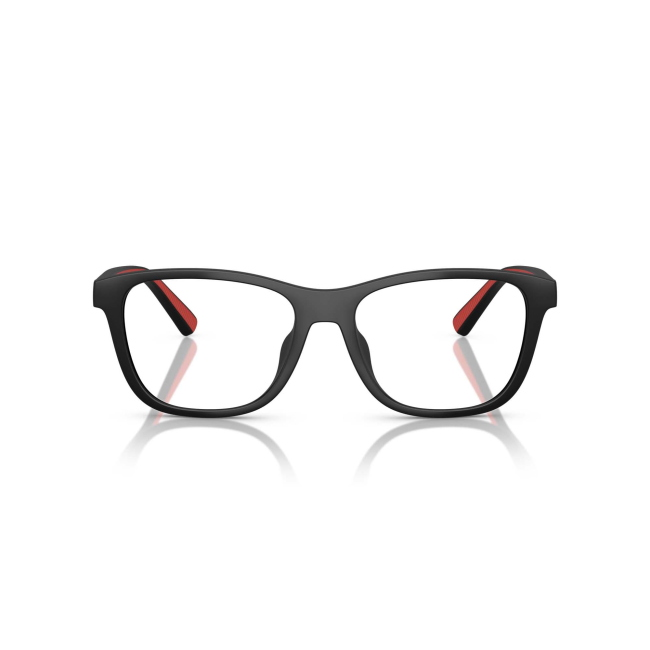 Polo Ralph Lauren PH 4228U col. 5001/87 è un occhiale da sole in acetato nero e rosso satinato e calibro 55.