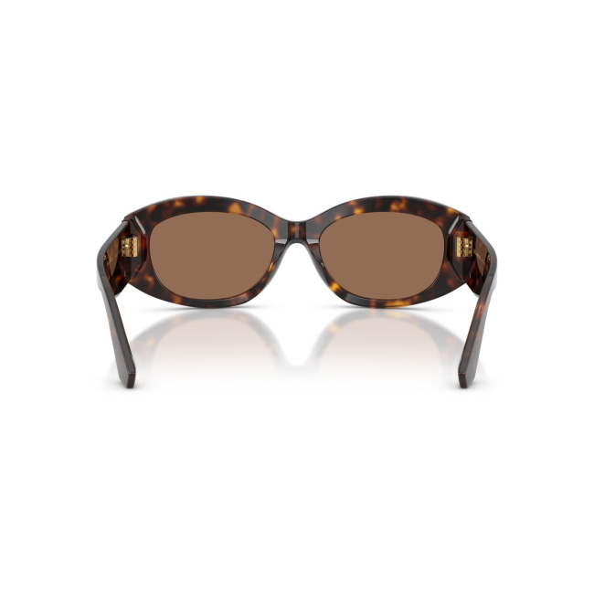 Dolce & Gabbana DG 4502 col. 502/73 è un occhiale da sole da donna in acetato marrone tartarugato, dalla forma ovale e calibro 55.