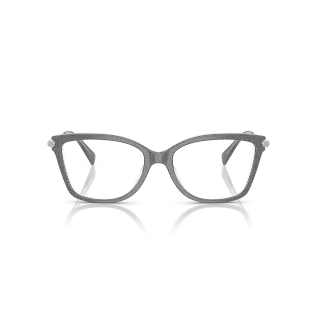 MICHAEL KORS MK 4150U KINGSTON col. 4009 è una montatura da vista da donna in acetato denim grigio, dalla forma squadrata e calibro 54.