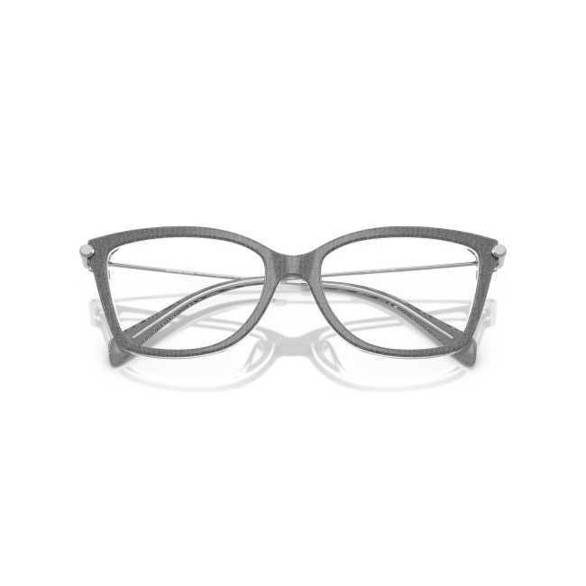 MICHAEL KORS MK 4150U KINGSTON col. 4009 è una montatura da vista da donna in acetato denim grigio, dalla forma squadrata e calibro 54.