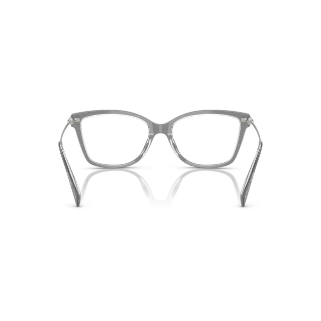 MICHAEL KORS MK 4150U KINGSTON col. 4009 è una montatura da vista da donna in acetato denim grigio, dalla forma squadrata e calibro 54.