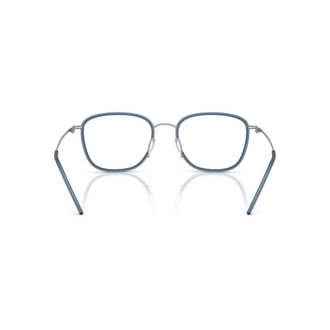 Giorgio Armani AR 5154 col. 3003 è una montatura da vista in metallo blu e canna di fucile satinato e calibro 53.