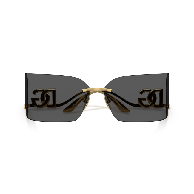 Dolce & Gabbana DG 2319 col. 02/87 è un occhiale da sole da donna in metallo oro, dalla forma rettangolare e calibro 79.