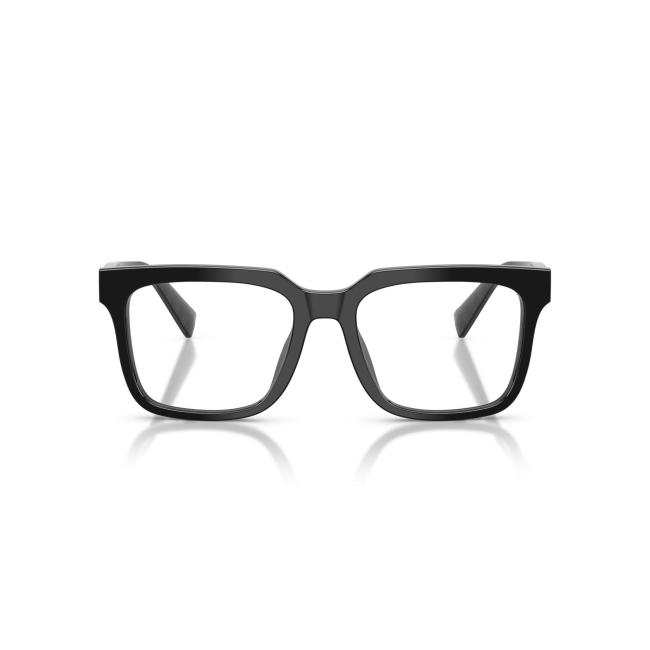 Dolce & Gabbana DG 3422 col. 501 è una montatura da vista da uomo in acetato nero lucido, dalla forma squadrata e calibro 53.