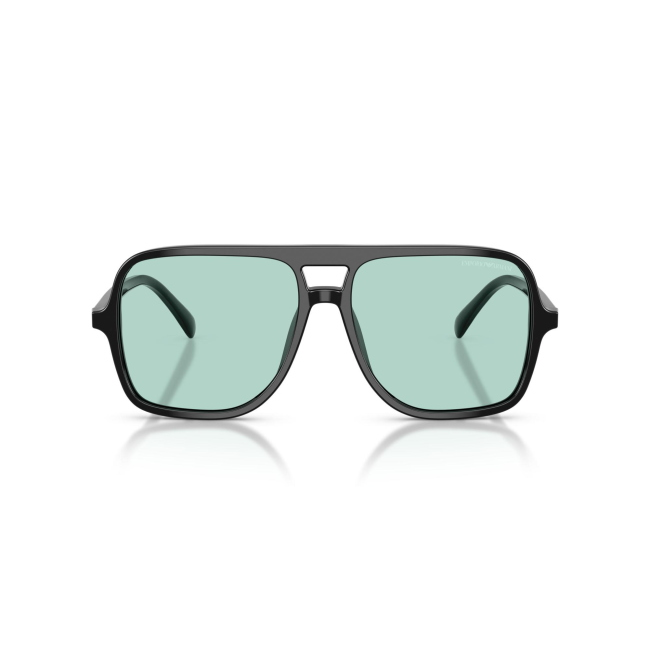 Emporio Armani EA 4252U col. 5017/65 è un occhiale da sole in acetato nero lucido e calibro 57.