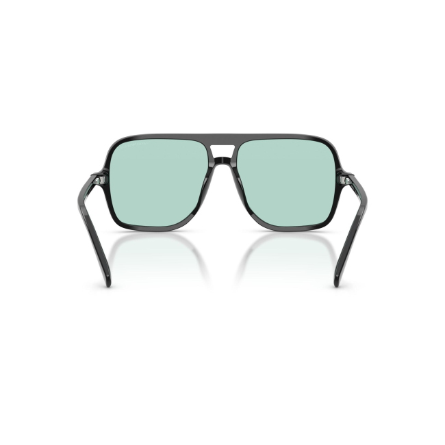 Emporio Armani EA 4252U col. 5017/65 è un occhiale da sole in acetato nero lucido e calibro 57.