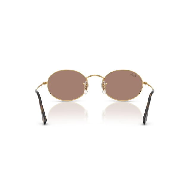 Ray-Ban RB 3547 OVAL col. 001/1A è un occhiale da sole in metallo oro e calibro 51.
