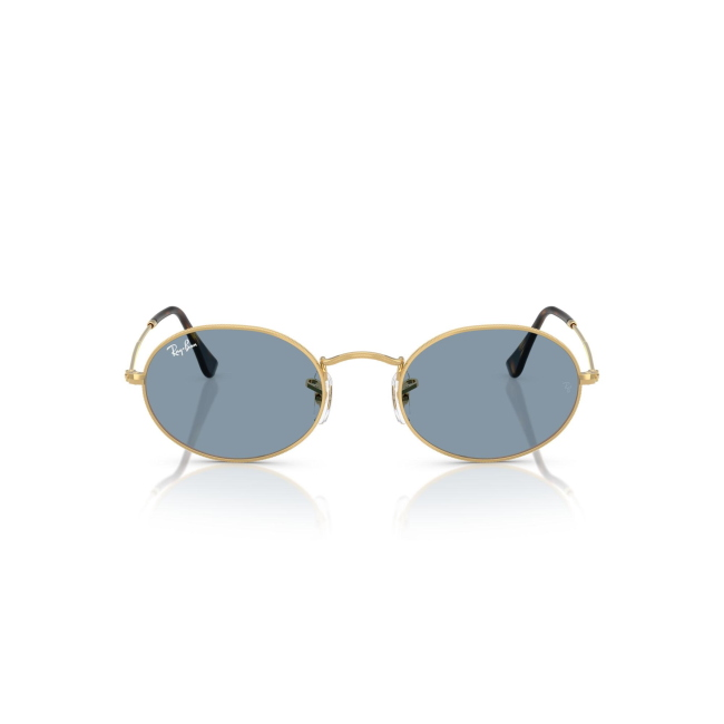 Ray-Ban RB 3547 OVAL col. 001/56 è un occhiale da sole in metallo oro e calibro 51.