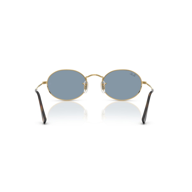 Ray-Ban RB 3547 OVAL col. 001/56 è un occhiale da sole in metallo oro e calibro 51.