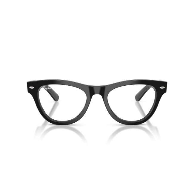 Ray-Ban RB 5510 SKYLER col. 2000 è una montatura da vista in acetato nero lucido e calibro 52.