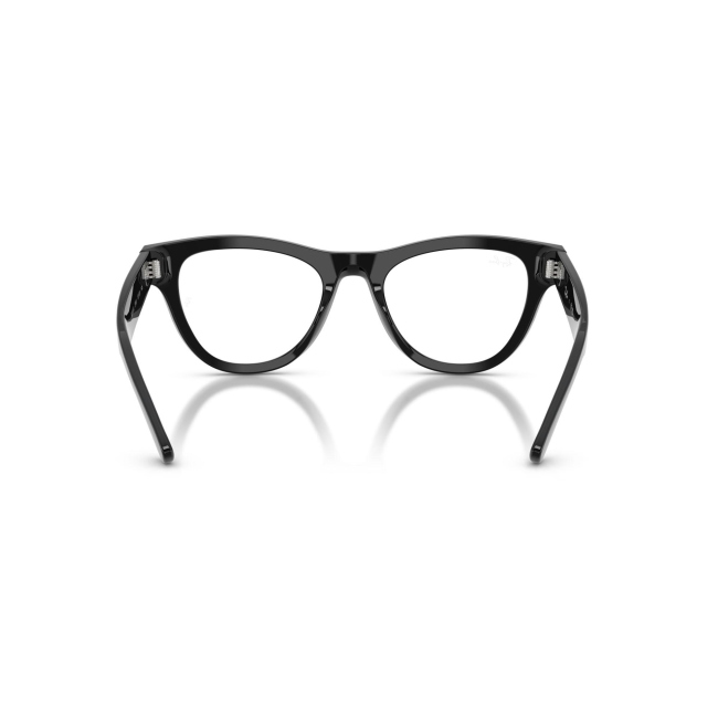 Ray-Ban RB 5510 SKYLER col. 2000 è una montatura da vista in acetato nero lucido e calibro 52.