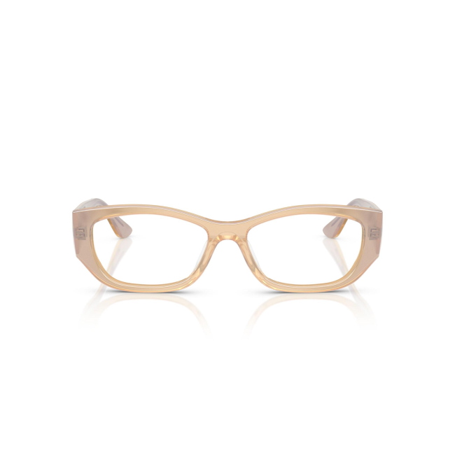 Vogue VO 5640U col. 3234 è una montatura da vista in acetato panna perlato trasparente e calibro 53.