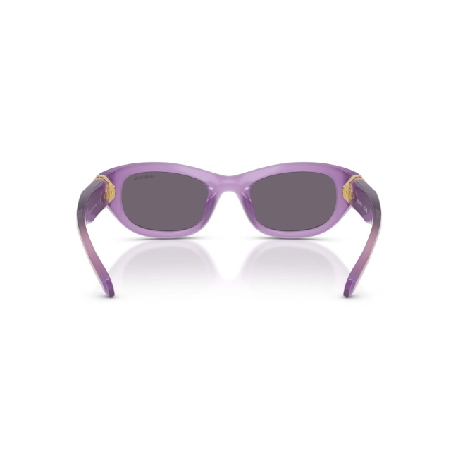 Swarovski SK 6036U col. 1075/1A è un occhiale da sole da donna in acetato lilla lucido lilla, dalla forma pillow e calibro 50.