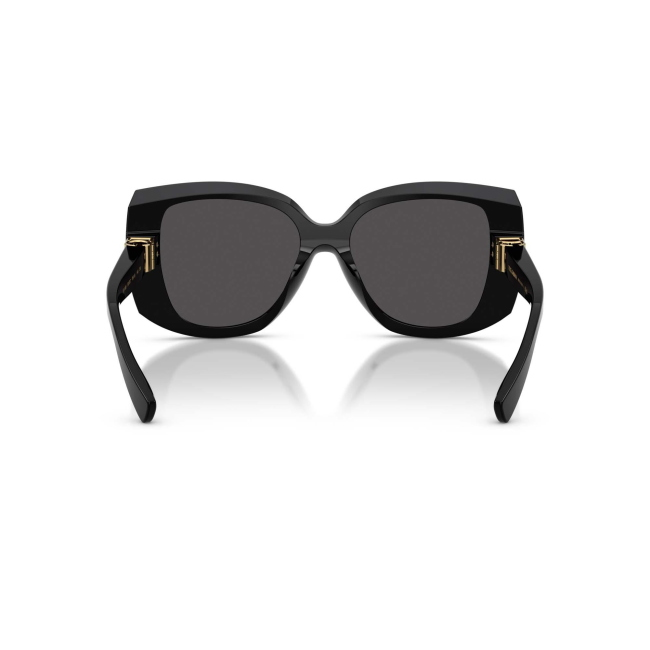 Dolce & Gabbana DG 4495 Col.501/87 Cal.56: occhiale da sole, calibro 56, colore 501/87. Materiale/finitura celluloide nero lucido, colore principale nero, lenti grigio scuro.