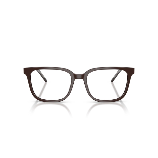 Emporio Armani EA 3258 Col.6255 Cal.54: occhiale da vista, calibro 54, colore 6255. Materiale/finitura celluloide marrone lucido, colore principale marroni.