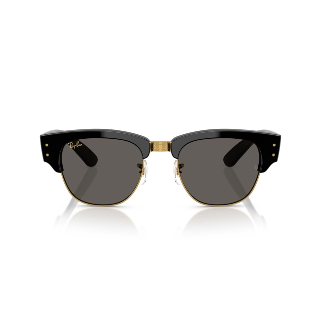 Ray-Ban RB 0316S MEGA CLUBMASTER X A$AP ROCKY col. 6826/J5 è un occhiale da sole in acetato nero lucido e calibro 53.