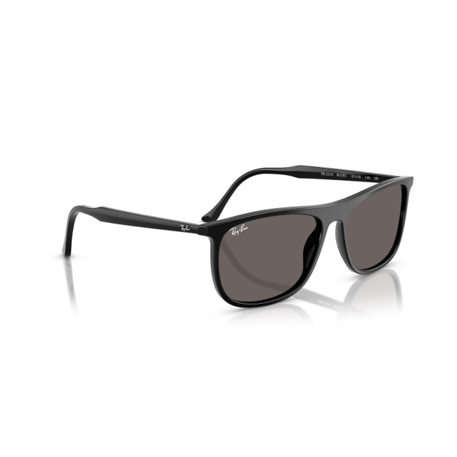 Ray-Ban RB 2216 col. 901/B1 è un occhiale da sole in acetato nero lucido e calibro 61.