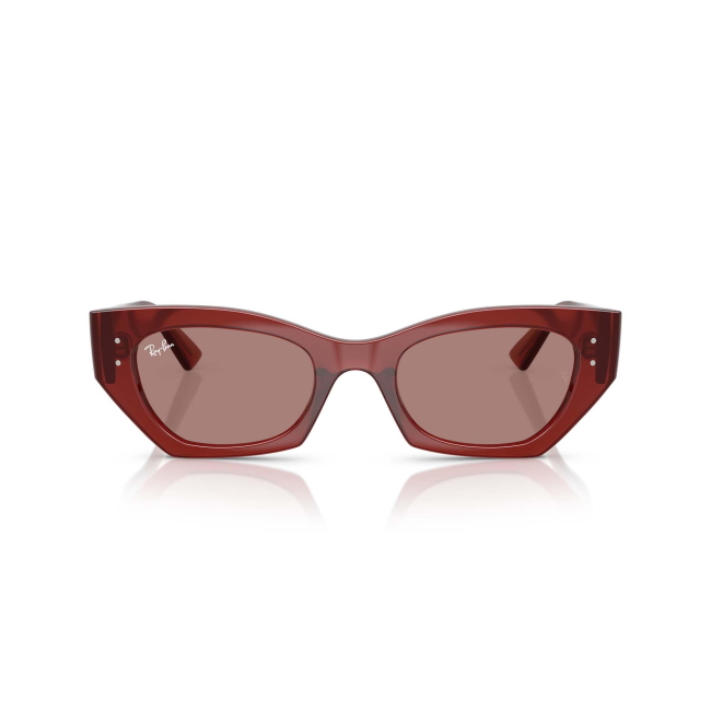 Ray-Ban RB 4430 ZENA col. 6809/73 è un occhiale da sole in acetato marrone ruggine e calibro 49.