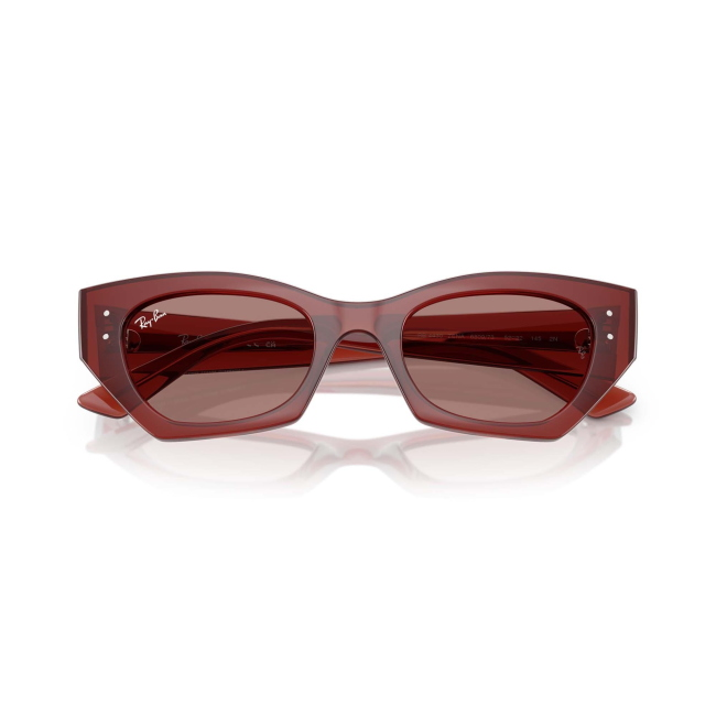 Ray-Ban RB 4430 ZENA col. 6809/73 è un occhiale da sole in acetato marrone ruggine e calibro 49.