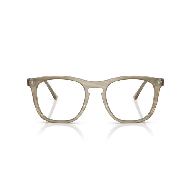 Ray-Ban RB 2210V col. 8381 è una montatura da vista in acetato fotocromatica a righe grigie e calibro 51.