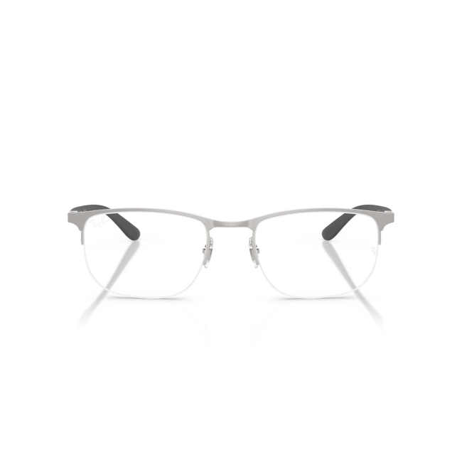 Ray-Ban RB 6513 col. 3198 è una montatura da vista in metallo argento satinato e calibro 55.